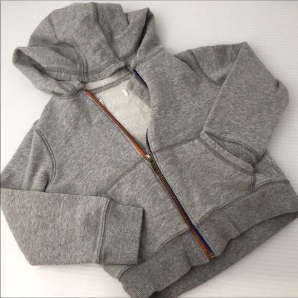 Nordstrom Kid’s Grey Zip Up (E7) - Picture 1 of 6